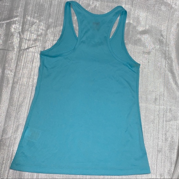 NIKE Dri-Fit Racerback Tank Top - Aqua - Picture 4 of 6